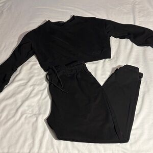 Stylish Black Women's Jogger Set